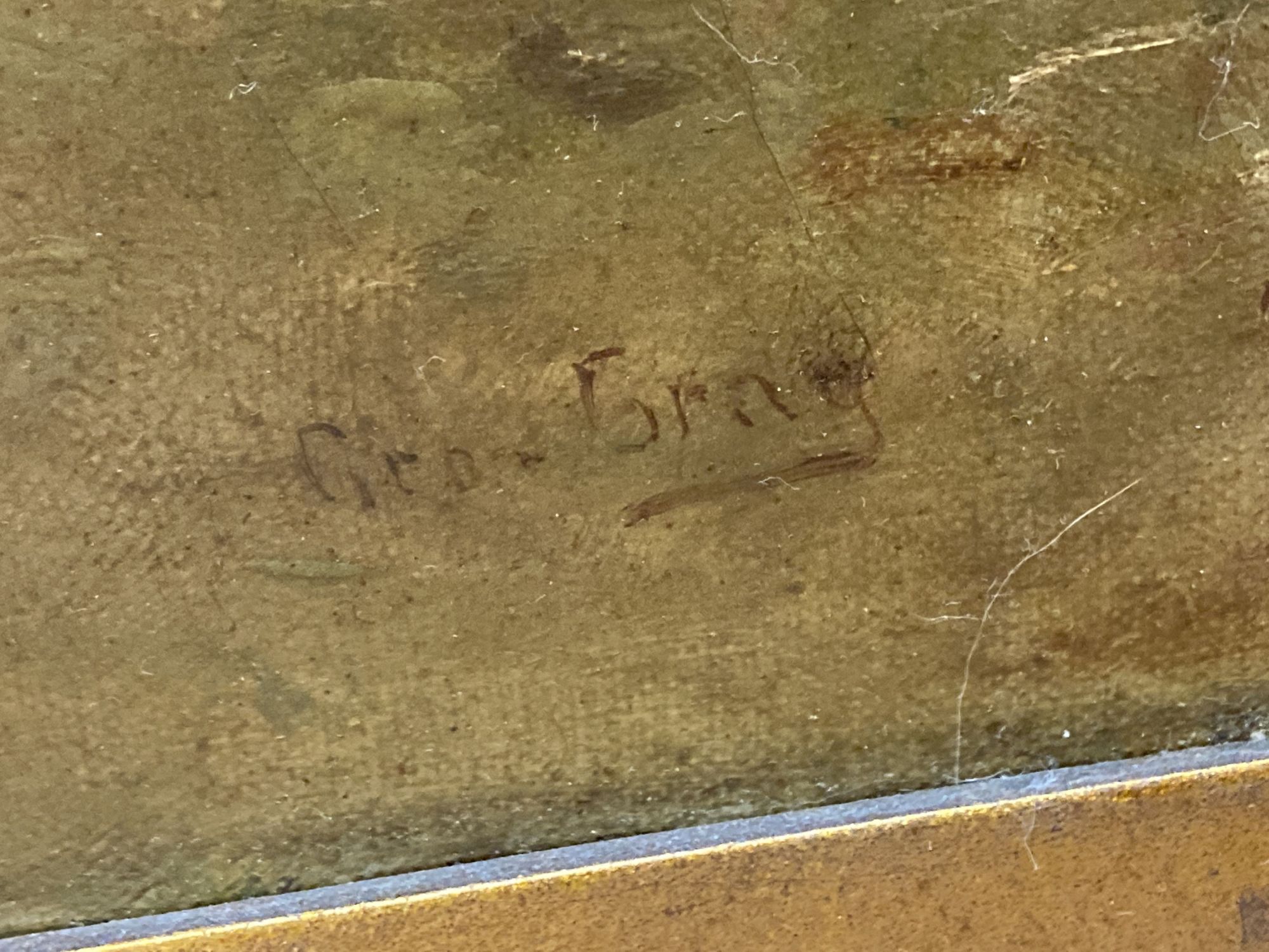 George Gray (1880-1943), oil on canvas, Melrose near Newstead, signed, 50 x 75cm